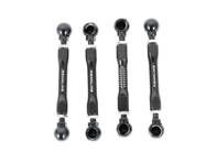 Adjustable suspension lift links from Rennline. Porsche 95B Macan - 8R0941285D, 9A794128500, 8R0941286D, 9A794128600, 8R0941310E, 9A79413100, 8R0941309B, 9A794130900 - S169
